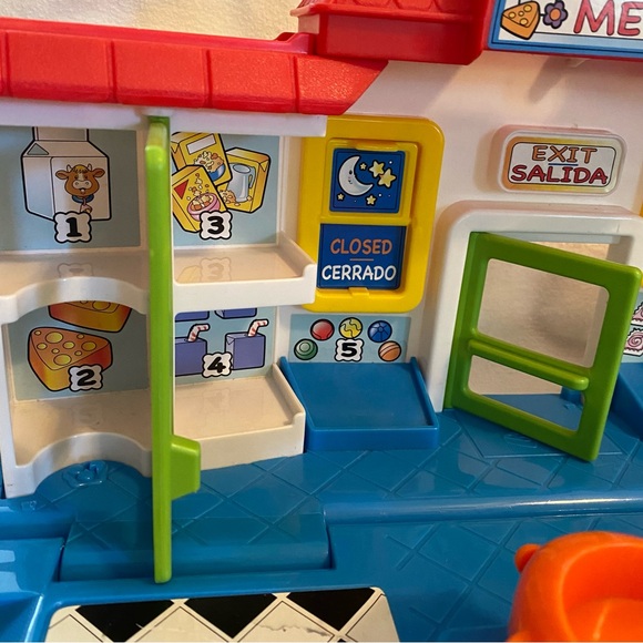 Little People Shop n Learn Market English Spanish numbers shapes colors music - Picture 5 of 16